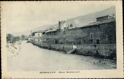 Ak Bussoleno Piemonte, Mura Medioevali