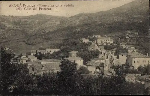 Ak Arquà Petrarca Venetien, Panorama