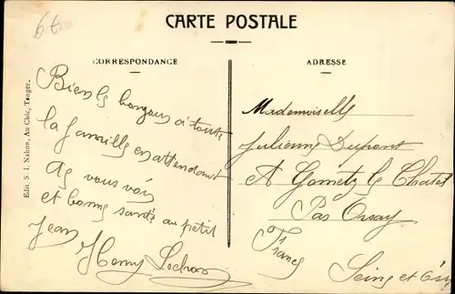 Ak Tanger Marokko, Eine Ecke des Marktes