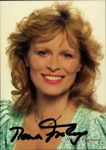 Ak Schauspielerin Mona Freiberg, Portrait, Autogramm