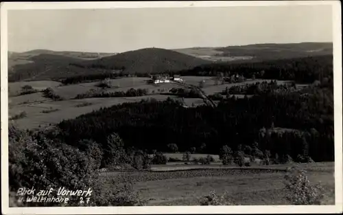 Foto Ak Geising Altenberg im Erzgebirge, Vorwerk, Wettinhöhe