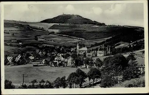 Ak Geising Altenberg im Erzgebirge, Panorama