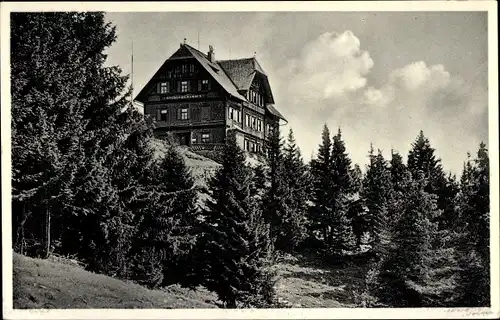 Ak Sankt Radegund bei Graz Steiermark, Stubenberghaus, Schöckl