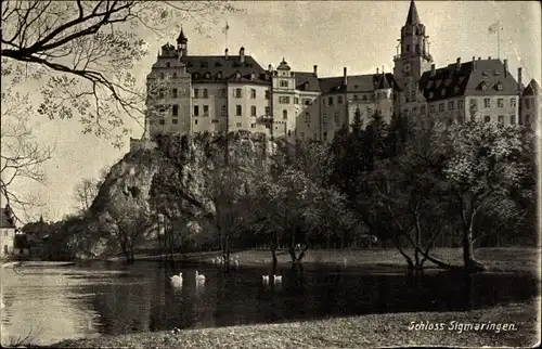 Ak Sigmaringen an der Donau, Schloss Sigmaringen