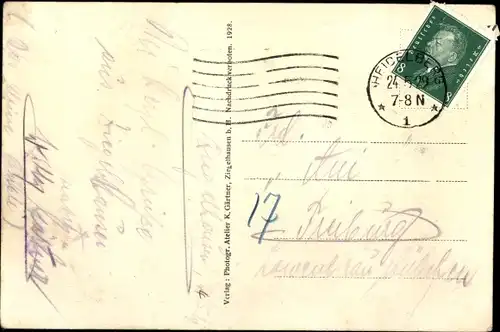 Ak Ziegelhausen Heidelberg am Neckar, Panorama