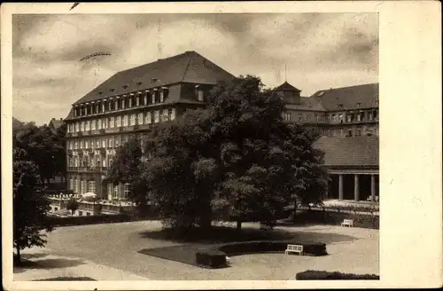 Ak Aachen, Palasthotel Der Quellenhof, Parkseite, Wandelhalle