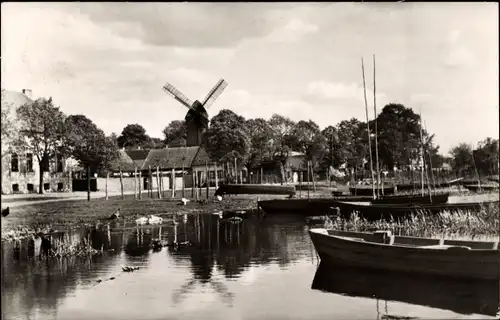 Ak Werder an der Havel, Windmühle