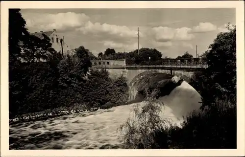 Ak Märkisch Buchholz, Brücke