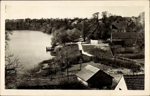 Ak Flecken Zechlin Rheinsberg in der Mark, Schwarzer See