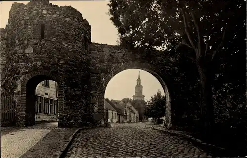 Ak Templin in der Uckermark, Stadtmauer