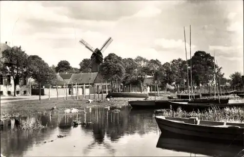 Ak Werder an der Havel, Windmühle