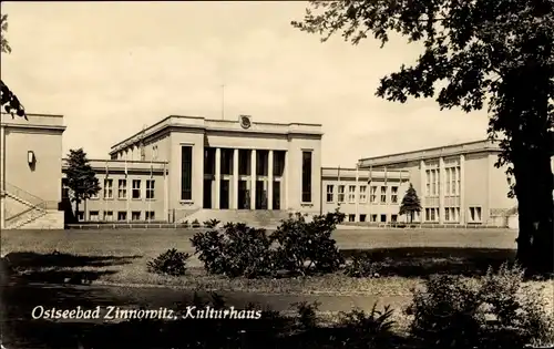 Ak Ostseebad Zinnowitz auf Usedom, Kulturhaus