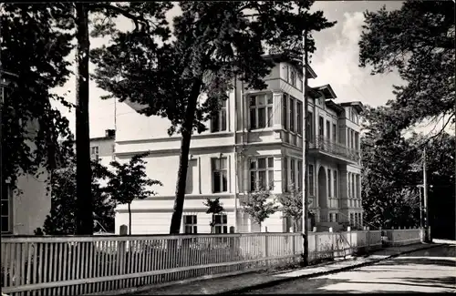 Ak Ostseebad Ahlbeck Heringsdorf Usedom, Kinder Erholungsheim Meeresblick