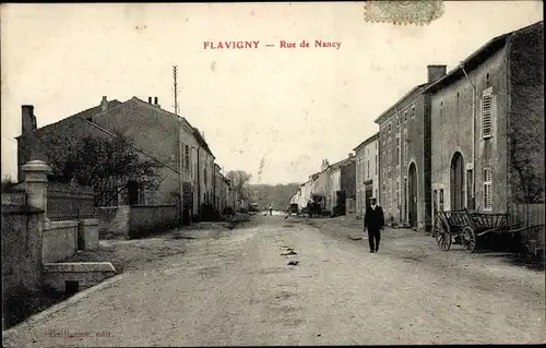Ak Flavigny sur Moselle Meurthe et Moselle, Rue de Nancy