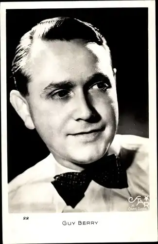 Ak Schauspieler und Musiker Guy Berry, Portrait