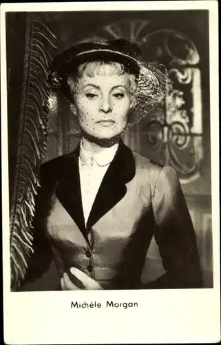 Ak Schauspielerin Michele Morgan, Das große Manöver, Portrait
