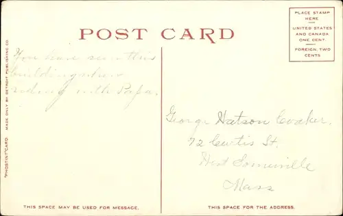 Ak Manchester New Hampshire USA, Postamt
