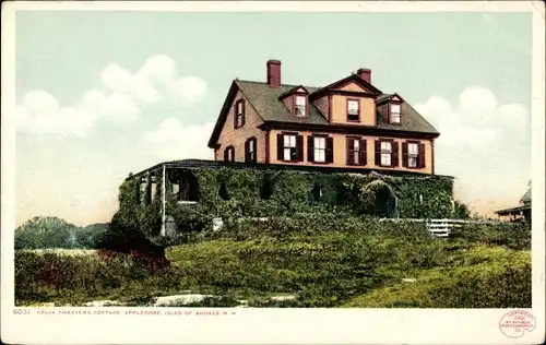 Ak New Hampshire USA, Isles of Shoals, Celia Thaxters Cottage, Appledore