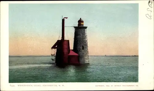 Ak Portsmouth New Hampshire USA, Whaleback Light