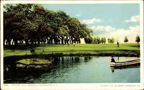 Ak Charleston South Carolina Vereinigte Staaten, Gelände des Country Clubs