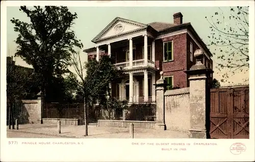 Ak Charleston South Carolina Vereinigte Staaten, Pringle House