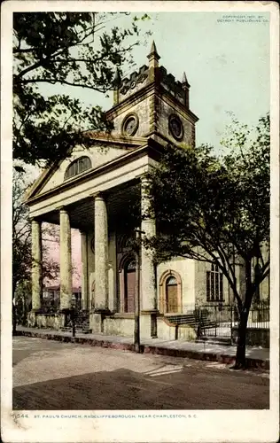 Ak Charleston South Carolina Vereinigte Staaten, St. Pauls Church