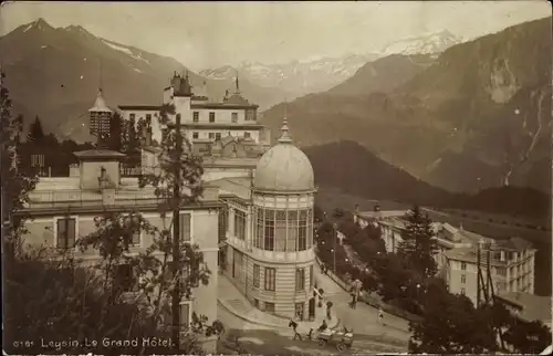 Ak Leysin Kanton Waadt, Grand Hotel