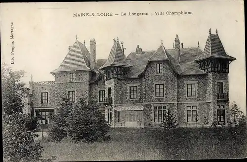 Ak Le Longeron Maine et Loire, Villa Champblanc