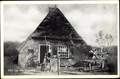 Ak Veluwe Gelderland Niederlande, Hut op de Veluwe