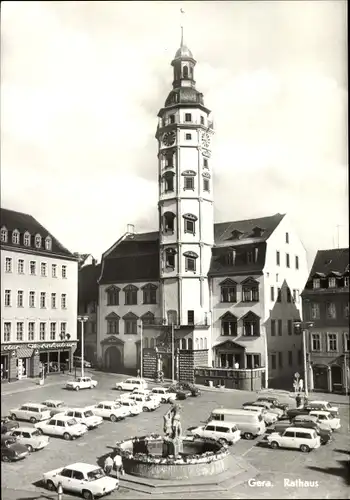 Ak Gera in Thüringen, Rathaus