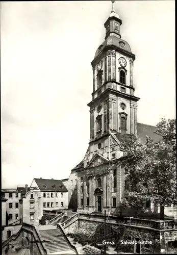 Ak Gera in Thüringen, Salvatorkirche