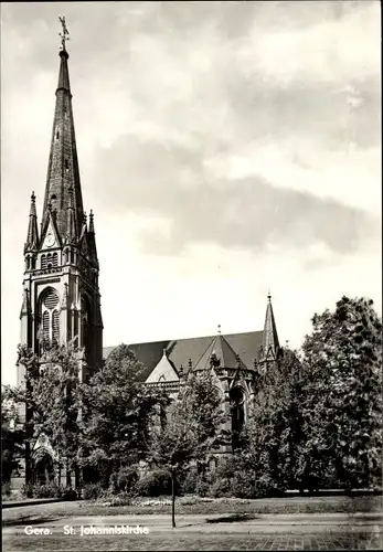 Ak Gera in Thüringen, St. Johanniskirche