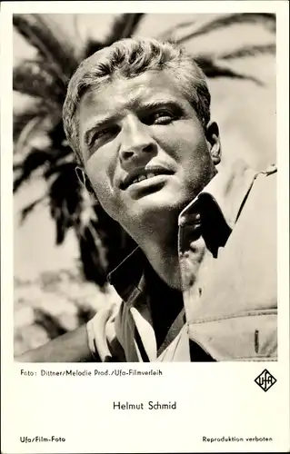Ak Schauspieler Helmut Schmid, Portrait, Ufa Film
