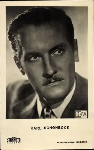 Ak Schauspieler Karl Schönböck, Portrait