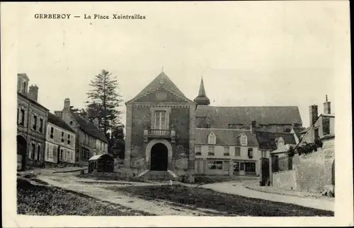 Ak Gerberoy-Oise, Place Xaintrailles