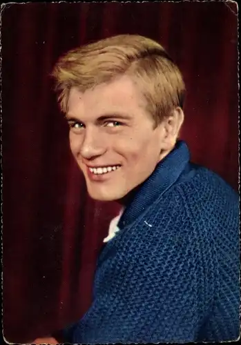 Ak Sänger Adam Faith, Portrait