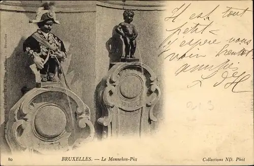 Ak Brüssel Brüssel, Manneken Pis