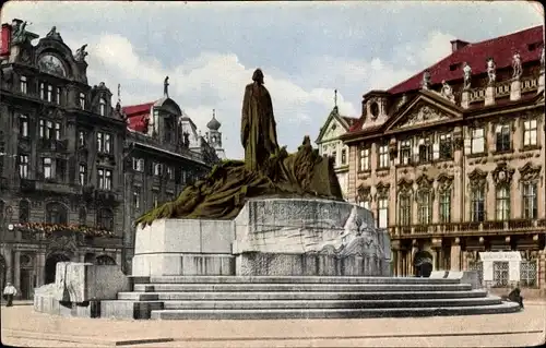 Ak Praha Prag Tschechien, Husuv pomnik