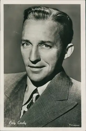 Ak Sänger und Schauspieler Bing Crosby, Portrait