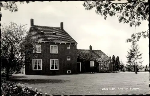 Ak Wijk en Aalburg Nordbrabant, Haus des Bürgermeisters