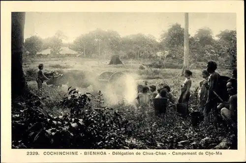 Ak Bien Hoa Cochinchina Vietnam, Delegation von Chua Chan, Camp von Cho Ma