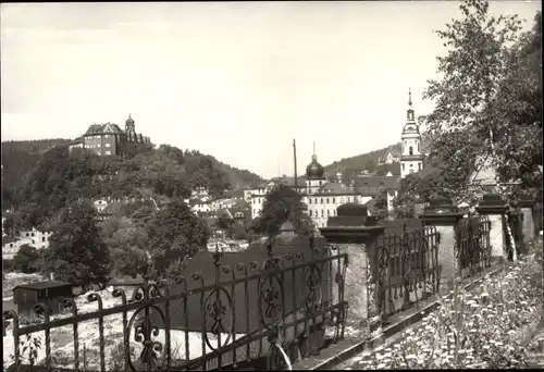 Ak Greiz im Vogtland, Teilansicht, Fluss