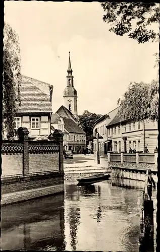 Ak Lübbenau im Spreewald, Mühleneck