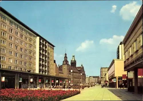 Ak Karl Marx Stadt Chemnitz in Sachsen, Rosenhof, Rathaus