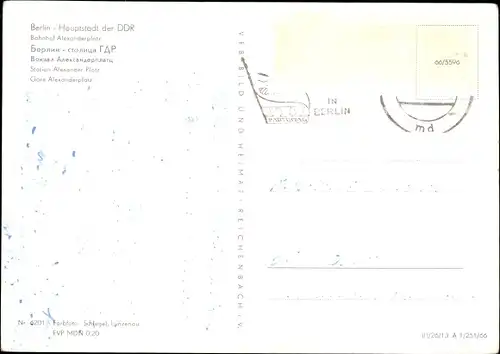 Ak Berlin Mitte, S-Bahnhof Alexanderplatz, Autos