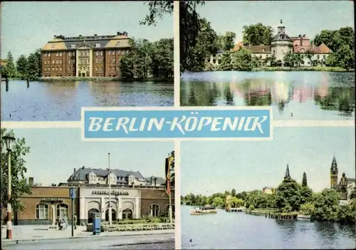 Ak Berlin Köpenick, Bahnhof, Schlosskapelle