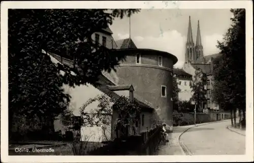 Ak Görlitz in der Lausitz, Uferstraße