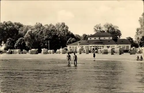Ak Ueckermünde in Vorpommern, Strandbad