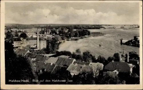 Ak Malchow in Mecklenburg, Malchower See