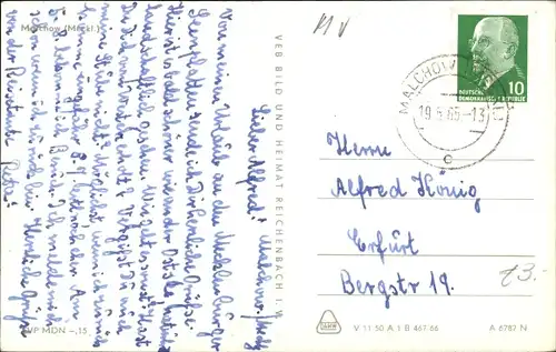 Ak Malchow in Mecklenburg, Panorama